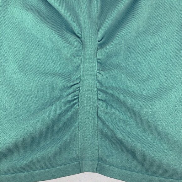 Notations Woman’s Turquoise V-Neck Sweater 3/4 Sleeve Rayon Blend Size S - Picture 11 of 14